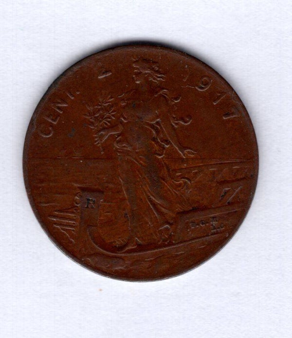 Italy. 2 Centesimi 1917.  dy16886