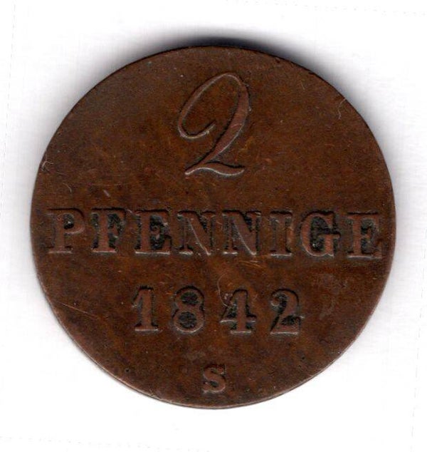 Hannover. 2 Pfennig 1842S.                   DY16942