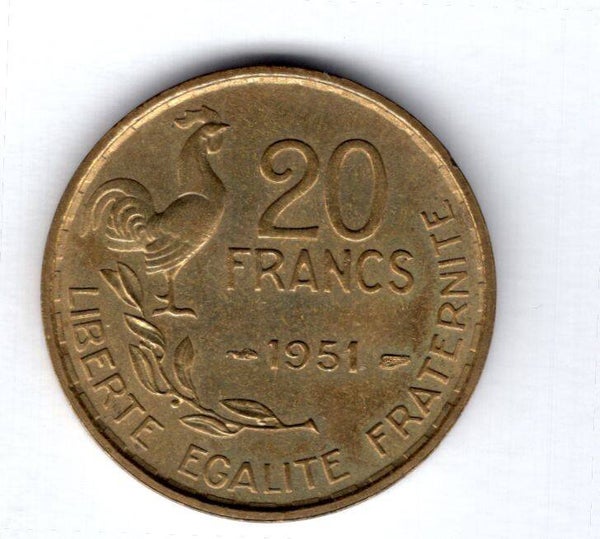 France. 20 Francs 1951.