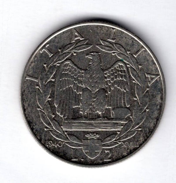 Italy. 2 Lire 1940.