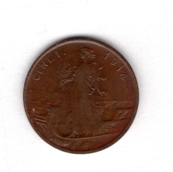 Italy. Centesimo 1914.           DY16995