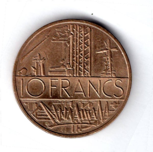 France. 10 Francs 1976.