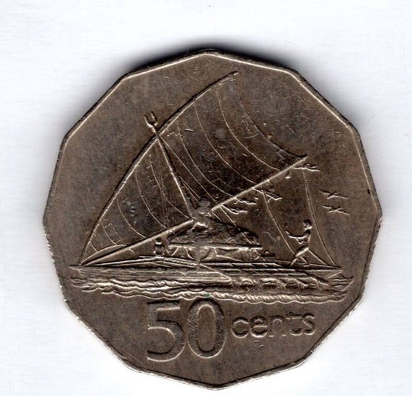 Fiji. 50 Cents 1976.