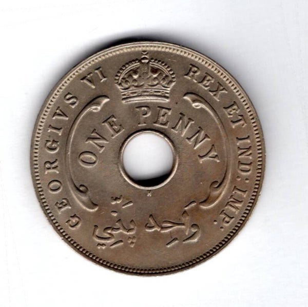 British West Africa. Penny 1946H.  dy17102