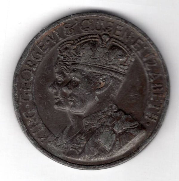 Great Britain. 1937 Coronation Medallion soft metal.