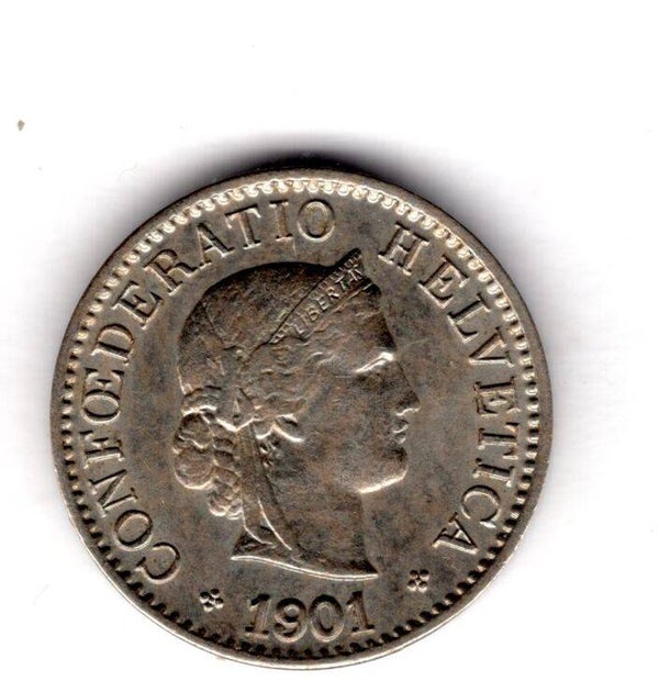 Switzerland. 5 Rappen 1901.   dy17155