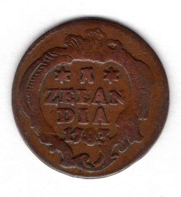 Zeelandia. Duit 1783.   dy17185