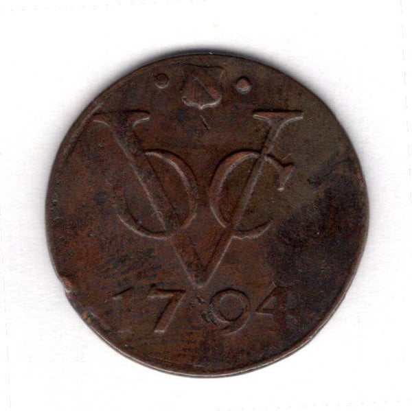 Netherlands Indies. Duit 1794.   dy17187