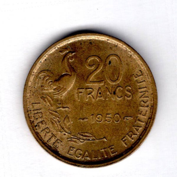 France. 20 Francs 1950.                 DY17205
