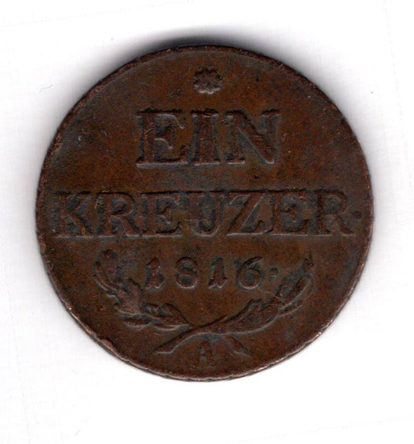 Austria. One Kreuzer 1816A.