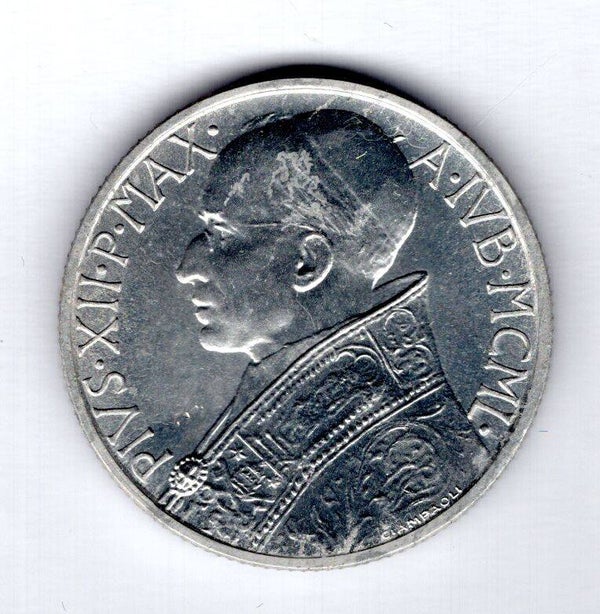 Vatican. Five Lire 1950.   dy17240
