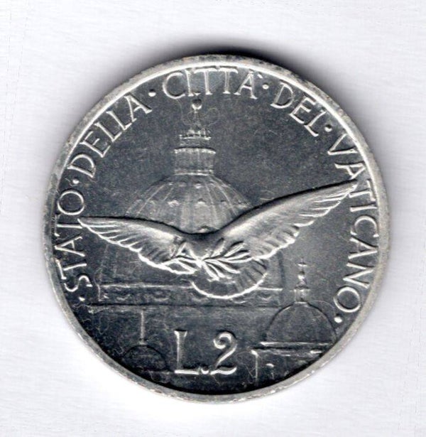 Vatican. Two Lire 1950.   dy17241