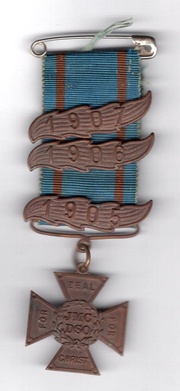 Methodist Medal 1905-07 bars.