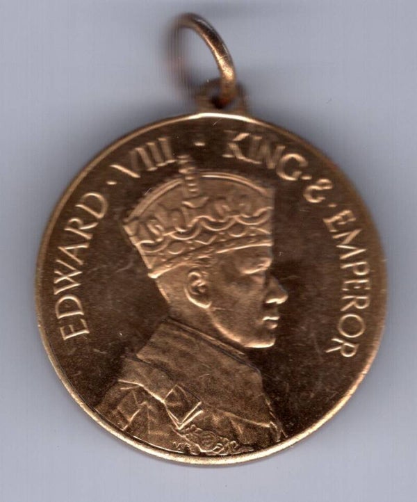 Edward VIII. Coronation Medallion 1937.