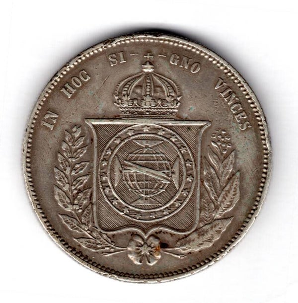 Brazil 2,000 Reis, 1854.                                       DY17289