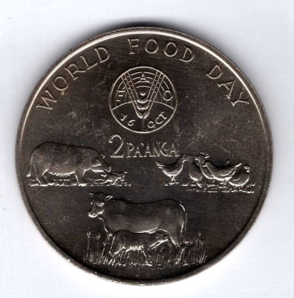 Tonga. 2 Pa'anga 1981. World Food Day.