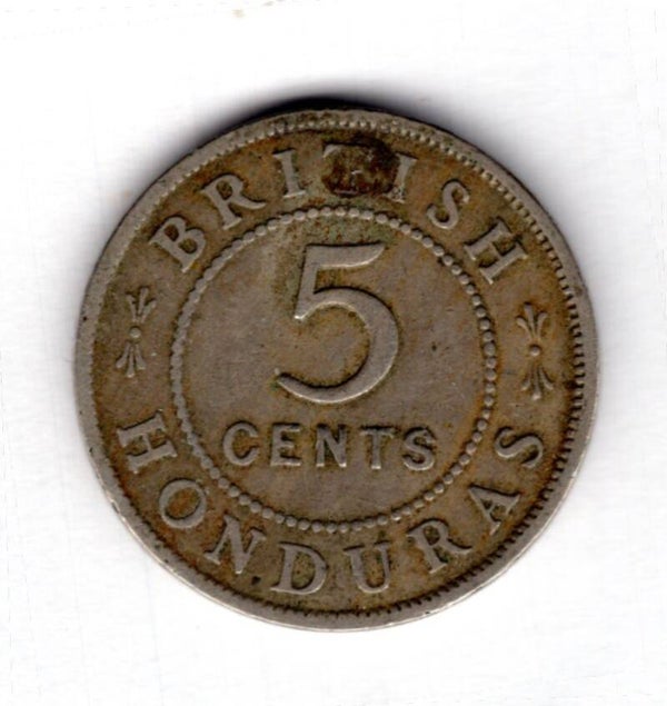 British Honduras. Five Cents 1911.