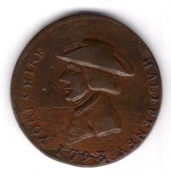 Yorkshire Halfpenny 1793.