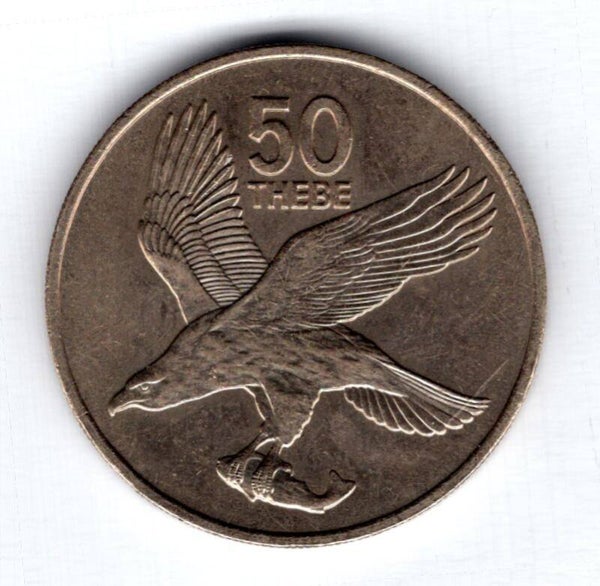 Botswana. 50 Thebe 1976.