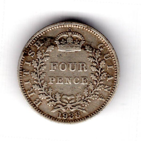 British Guiana. Fourpence 1938.                      DY17472