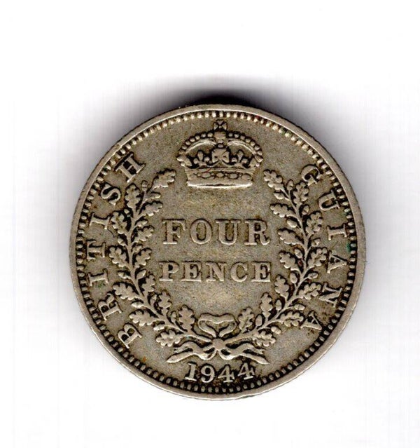 British Guiana. Fourpence 1944.                      DY17475