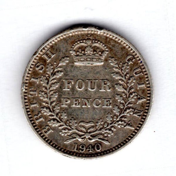 British Guiana. Fourpence 1940.