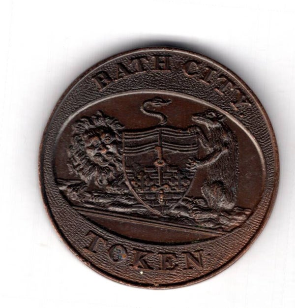 Bath New Rooms Token late 20th Century.