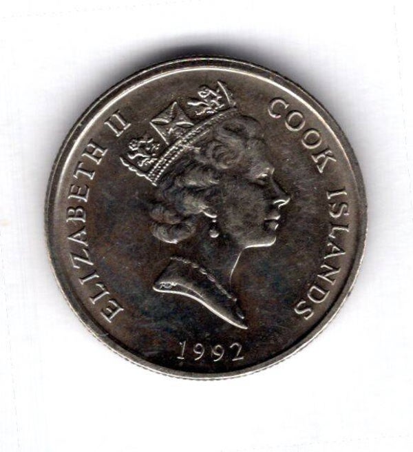 Cook Islands. 5 Cents 1992.