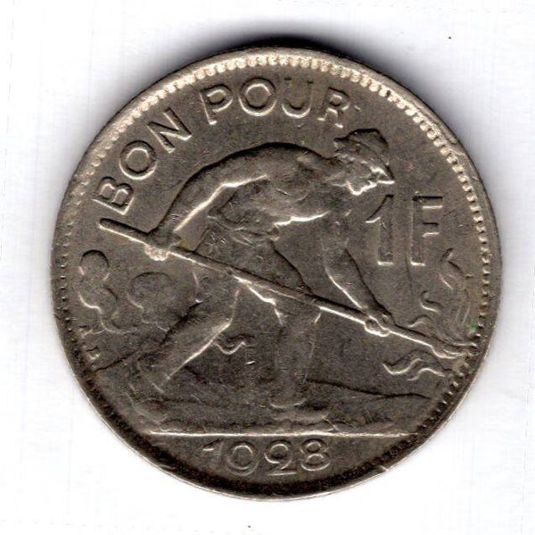 Luxembourg. Franc 1928.   dy17521
