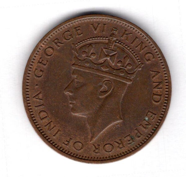 British Honduras. Cent 1947. Traces of lustre.