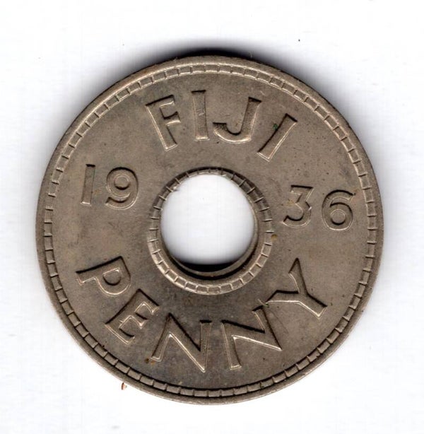 Fiji. Edward VIII Penny 1936.              DY17533