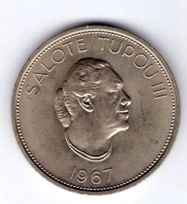 Tonga. One Pa'anga 1967.