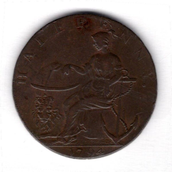 Peace & Plenty Token 1794. Payable in Hull and in London.