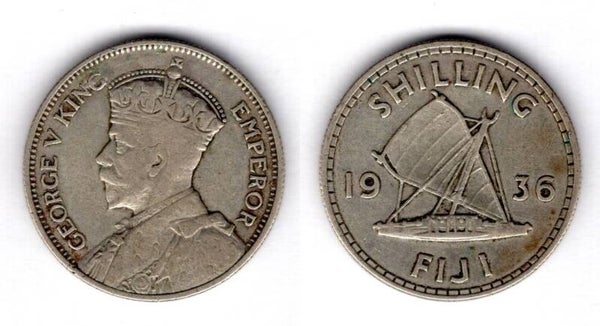 Fiji. Shilling 1936.  dy17568