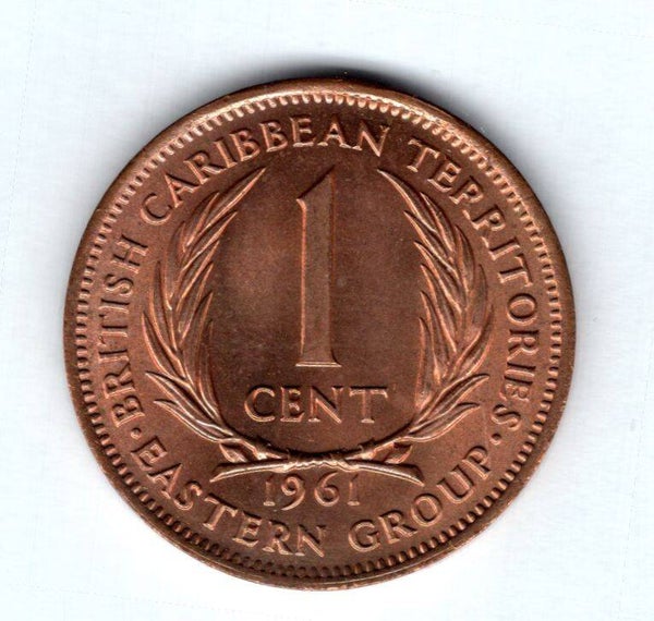 British Caribbean Territories. 1 Cent 1961.                    DY17587