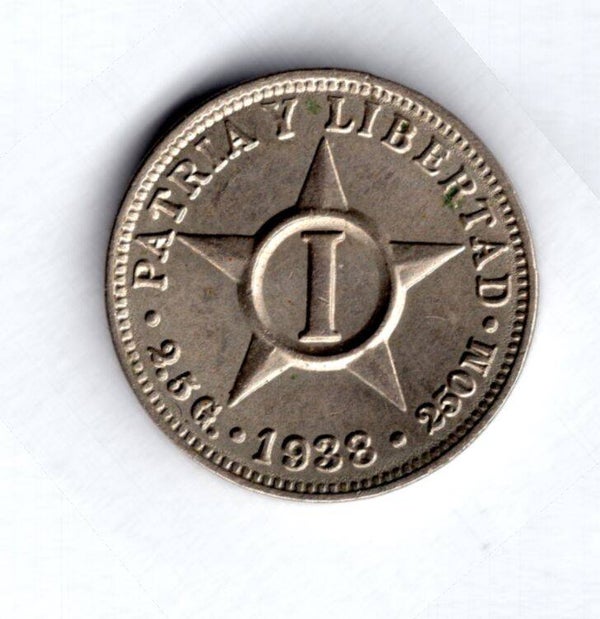 Cuba.  Centavo 1938.