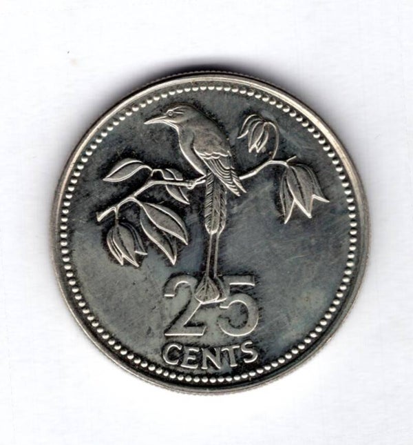 Belize. 25 Cents 1978.     DY17646