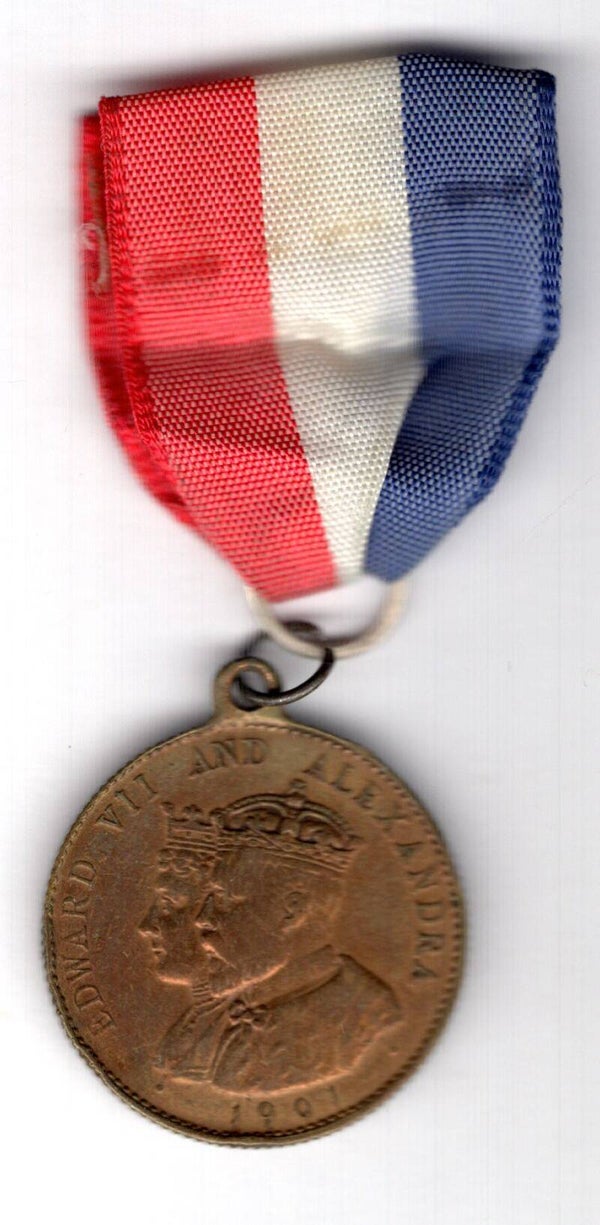 Edward VII & Queen Alexandra Medallion 1902.