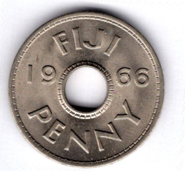 Fiji. Penny 1966.  dy17715