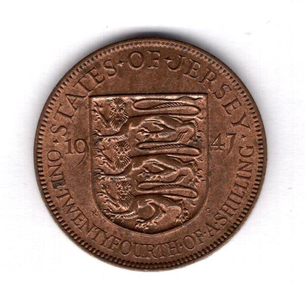 Jersey. 1/24th Shilling 1947.  dy17732