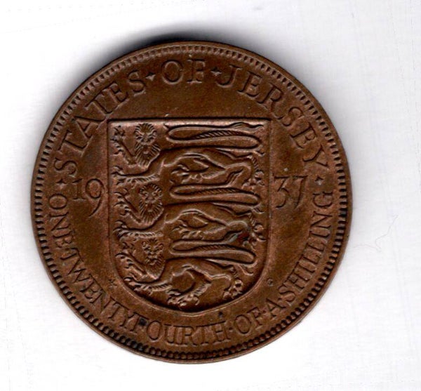 Jersey. 1/24th Shilling 1937.  dy17733