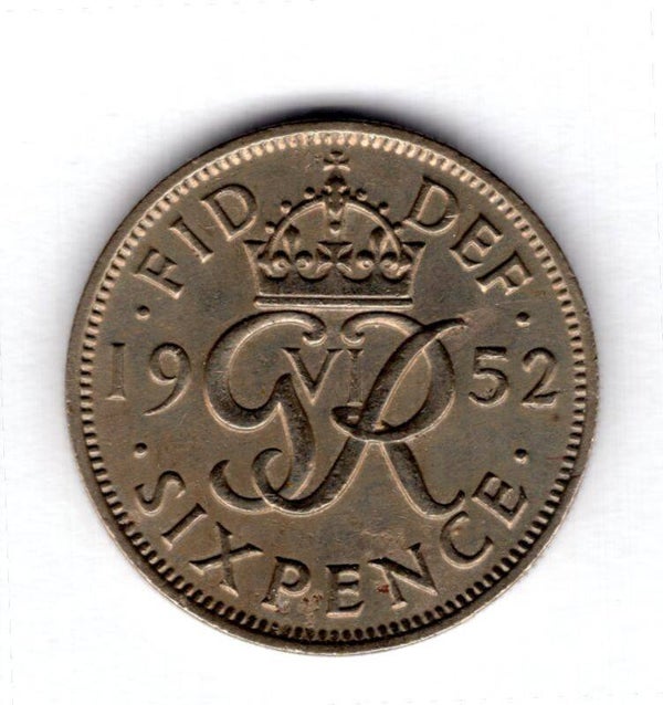 Great Britain. Sixpence 1952.     DY17759