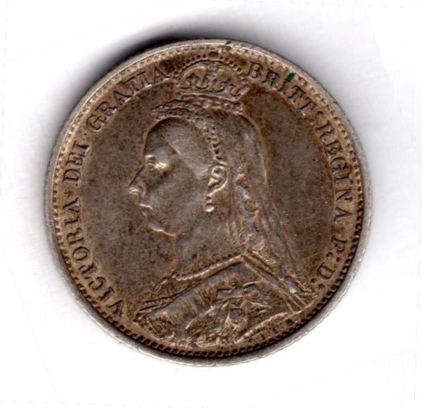 Great Britain, Victoria, Sixpence 1887.                          DY17779