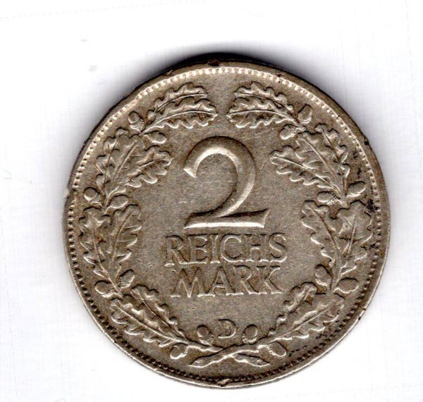 Germany. 2 Mark 1925D.   dy17791