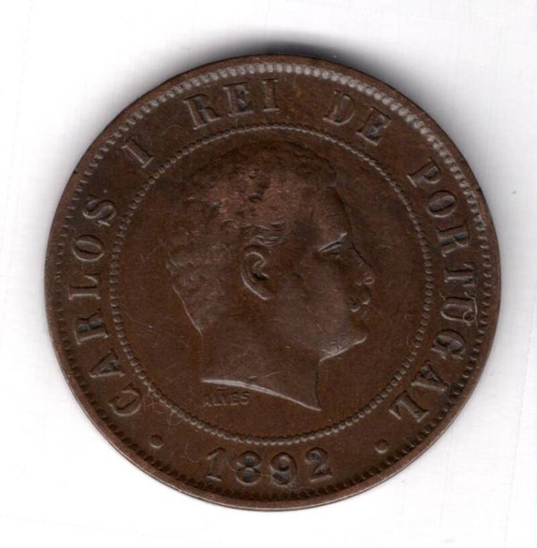 Portugal. 20 Reis 1892.                DY17798