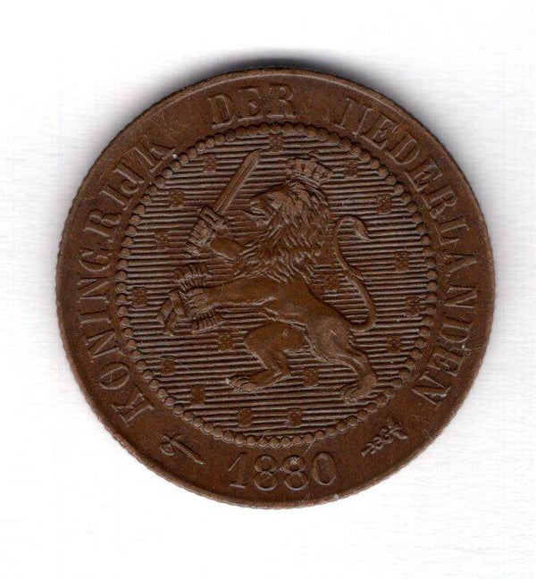 Holland. 2.5 Cents 1880. DY17802