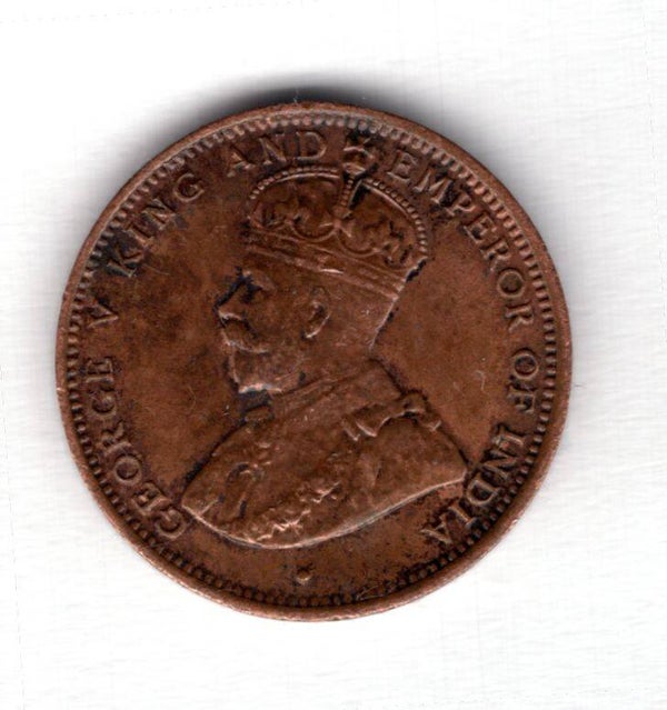 Ceylon. 1/2 Cent 1926.