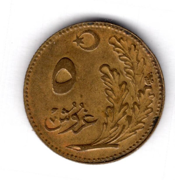 Turkey. 5 Kurush 1926.    DY17816