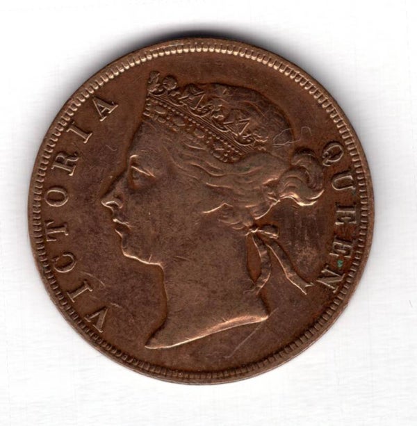 British Honduras. 1 Cent 1889. Cleaned.     DY17893