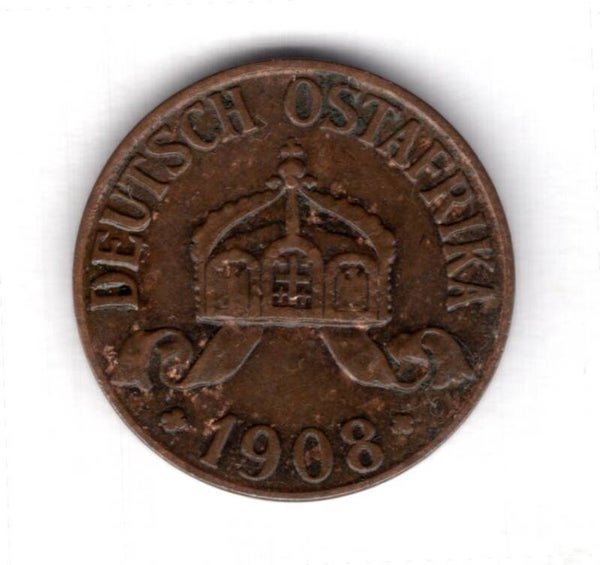 German East Africa. Heller 1908J.    DY17837